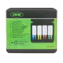 4-OS. "ALLOY" ÕHUKESTE VALUVELJEPADRUNITE KOMPL. 1/2" (17/19/21/22MM) CR-MO JBM