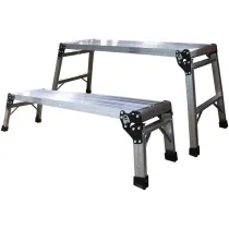 KOKKUPANDAV TÖÖPLATVORM 2TK ALU H550MM / H300MM MAX 100KG JBM*