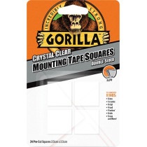 GORILLA TEIP "MOUNTING TAPE SQUARES" 25X25MM 24TK NORDIC