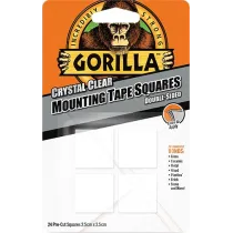 GORILLA TEIP "MOUNTING TAPE SQUARES" 25X25MM 24TK NORDIC