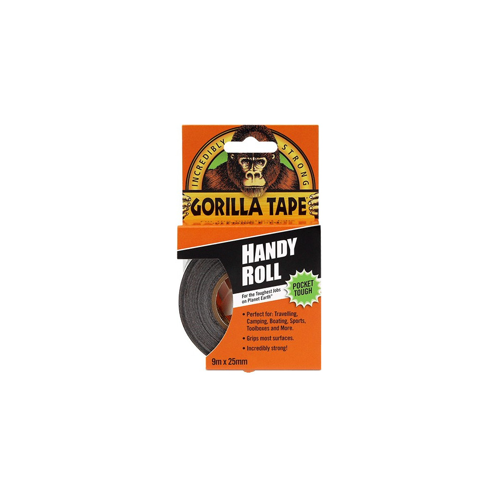 GORILLA TEIP "HANDY ROLL" 25MM/9M NORDIC