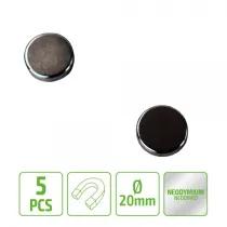 MAGNETID ÜMMARGUSED, DIAM. 15MM 5TK/KOMPL. NEODYMIUM) JBM*