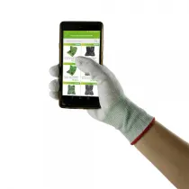 LÕIKEKINDLAD TÖÖKINDAD "ANTI-CUT+TOUCHSCREEN" 8", RIPUTUSPAKEND JBM*