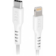 LAADIMISJUHE 1,0M LIGHTNING/APPLE - USB-C VALGE SBS