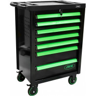 TÖÖRIISTAKÄRU TÜHI 7 SAHTLIT, PERFO, MUST/ROH JBM*