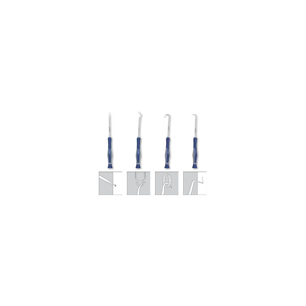 Mini pick and hook set 4 pcs Irimo