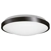 230V LED PLAFOON/VALGUSTI ROMERO, MUST (2XE27 PIRNILE, MAX 600W) Ø340 KOBI