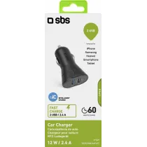 SIGARETISÜÜTAJA PESASSE KIIRLAADIJA 2XUSB 2,4A/MAX12W, 12V/24V SBS