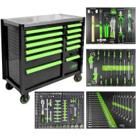 172-OS. TÖÖRIISTAKÄRU TÖÖRIISTADEGA "WIDE", INOX, PERFO JBM*