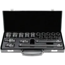 19-OS. 1/2" LÖÖKPADRUNITE, PIKENDUSTE, KOMPLEKT 10-27MM METALLKOHVER JBM