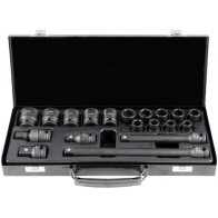 19-OS. 1/2" LÖÖKPADRUNITE, PIKENDUSTE, KOMPLEKT 10-27MM METALLKOHVER JBM*