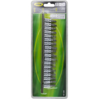 18-OS. 1/4" PADRUNOTSIKUTE KOMPL. PH/PZ/SL/TX/HEX, METALLSIINIL JBM