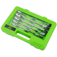 6-OS. KARDAANPADRUNVÕTMETE KOMPL. 12-KANT, PLASTKOHVRIS, 8-19MM JBM*