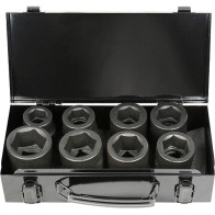 8-OS. 1" LÖÖKPADRUNID 6-KANT, METALLKOHVRIS 24-41MM JBM*