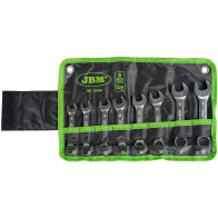 8-OS. LÜHIKESTE SILMUS-LEHTVÕTMETE KOMPL. 10-19MM, HOIDIK JBM*