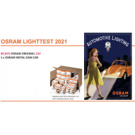 KAMPAANIA METALLPLAKAT + PIRN H7 (30TK) 12V ORIGINAL OSRAM