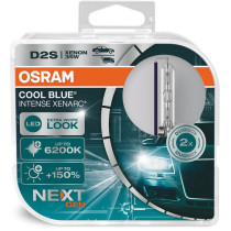 85V D2S XENON PIRN 35W +150% 6200K COOL BLUE INTENSE HCB 2TK OSRAM