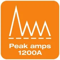 KÄIVITUSJUHTMED "PROFESSIONAL" 100% CU 1200A 50MM² 5,0M OSRAM