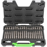 42-OS. 10MM(3/8") TORX(AVAGA), KUUSKANT (AVAGA), 12-TÄHIK (AVAGA) OTSIKUTE KOMPLEKT JBM*