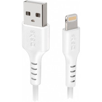 LAADIMISJUHE 2,0M LIGHTNING/APPLE - USB VALGE SBS