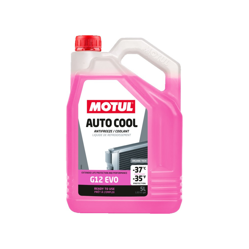 MOTUL AUTO COOL G12 EVO -37°C JAHUTUSVEDELIK ROOSA 5L