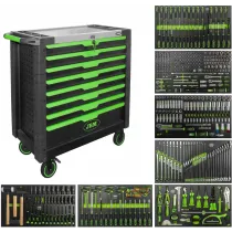 468-OS. TÖÖRIISTAKÄRU TÖÖRIISTADEGA "EXPERT", INOX, XXL, PERFO JBM*