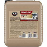 K2 10W40 API CI-4 ACEA E7, VDS-3, RLD-2, MB 228.3, MB 229.1 20L