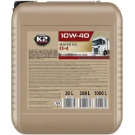K2 10W40 CI-4 ACEA E7, VDS-3, RLD-2, MB 228.3 20L