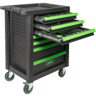 172-OS. TÖÖRIISTAKÄRU TÖÖRIISTADEGA MUST-ROHELINE, PERFOSEINAD JBM