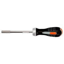 Ratcheting screwdriver+bits 6pcs PH1/2, PZ1/2, SL4,5/5,5