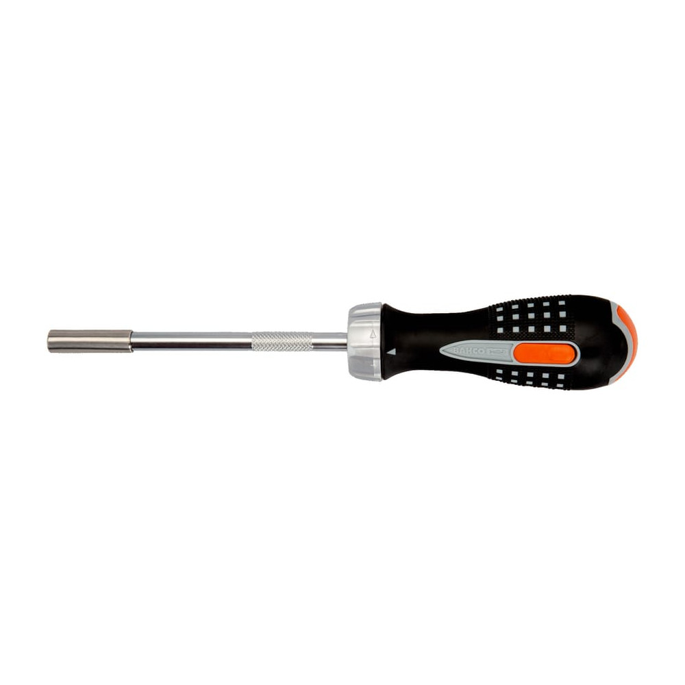 Ratcheting screwdriver+bits 6pcs PH1/2, PZ1/2, SL4,5/5,5