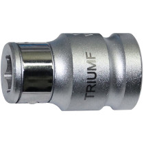 1/2" ADAPTER OTSIKUTELE 10MM(3/8") KUUSKANT (130T) TRIUMF