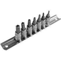 7-OS. 1/4" AVAGA 5-TORX PADRUNOTSIKUTE KOMPLEKT T10-T45, SIINIL JBM