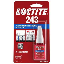 LOCTITE 243 KEERMELIIM (KESKMISE TUGEVUSEGA) ROHELINE 5ML/PUDEL