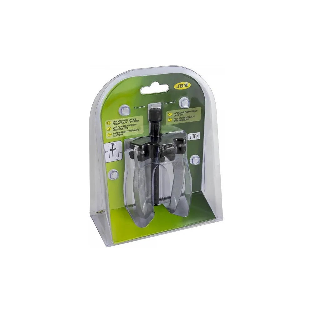 2-KÄPA JA 3-KÄPAGA TÕMMITS 2-IN-1 KOMPLEKT (KÄPP 90MM, 2T) JBM*