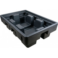 VAADIALUS KOGUMISVANNIGA 2X200L VAADILE, PLASTIST, EUROALUSELE JBM