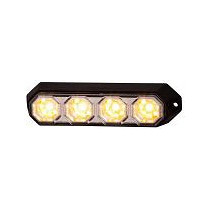 STROBO VILKUR KOLLANE 4-LED 12/24V, 143X38X35MM