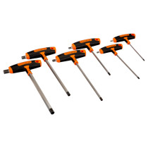 T-handle hexagon screwdrivers set 3/4/5/8/10mm 6 pcs