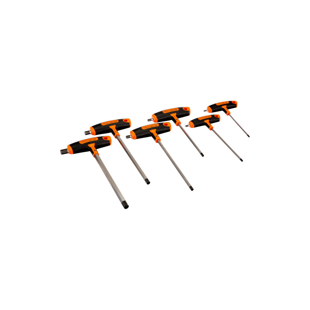 T-handle hexagon screwdrivers set 3/4/5/8/10mm 6 pcs