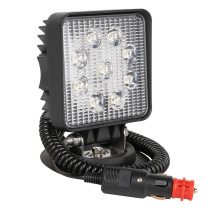 TÖÖTULI 9-LED 27W 1450LM, "FOCUS" 10-30V IP68 MAGNETALUS, SIG.SÜÜTAJA JBM