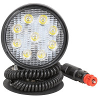 TÖÖTULI 9-LED 27W 1450LM, "SPOT" 10-30V IP68 MAGNETALUS, SIG.SÜÜTAJA JBM