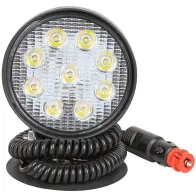TÖÖTULI 9-LED 27W 1450LM, "SPOT" 10-30V IP68 MAGNETALUS, SIG.SÜÜTAJA JBM