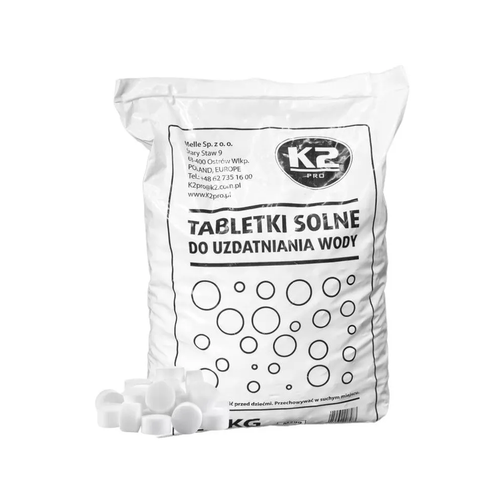 K2 SALT TABS SOOLATABLETID VEEPEHMENDUSSÜSTEEMILE 25KG