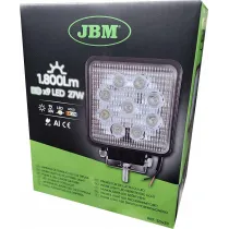 TÖÖTULI 9-LED KANDILINE "BRIGHT" 9-30V 27W 1800LM 6000K ALUMINIUM JBM