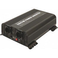 INVERTER PSW 12V-230V 2000W + JUHTPULT GYS