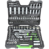 113-OS. 1/2"+1/4" PADRUNITE+OTSIKUTE KOMPL. 4-32MM, 12-KANT, "NEW GEN" JBM