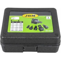 6-OS. LÖÖK SUURENDUSADAPTERITE/VÄHENDUSADAPTERITE STARDIKOMPLEKT 1/4"-3/4" JBM