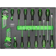 30-OS. KRUVIKEERAJATE JA L-TORX/L-KUUSKANT KOMPLEKT PU-PANEELIS JBM