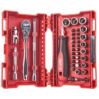 38-OS. 1/4" PADRUNITE+OTSIKUTE KOMPLEKT 5,5-14MM MILWAUKEE