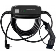 ELEKTRIAUTO MOBIILNE LAADIMISJAAM 16A/3,68KW, KAABEL TYPE2, LED + DISPLEI, IP66 JBM